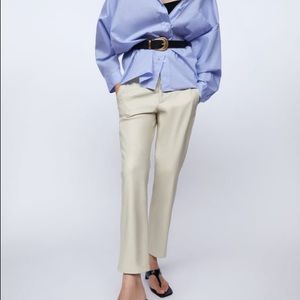 Zara Faux Leather Pants